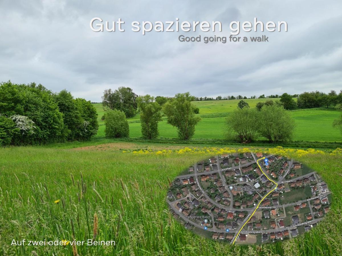 Lichtdurchflutetes Zimmer - Kaeppele Waldbuttelbrunn Экстерьер фото